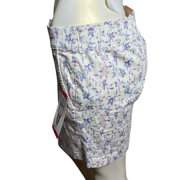 Jachs Girlfriend Floral Cotton-Modal Blend Shorts, Size M – Soft & Comfortable - Picture 4 of 14